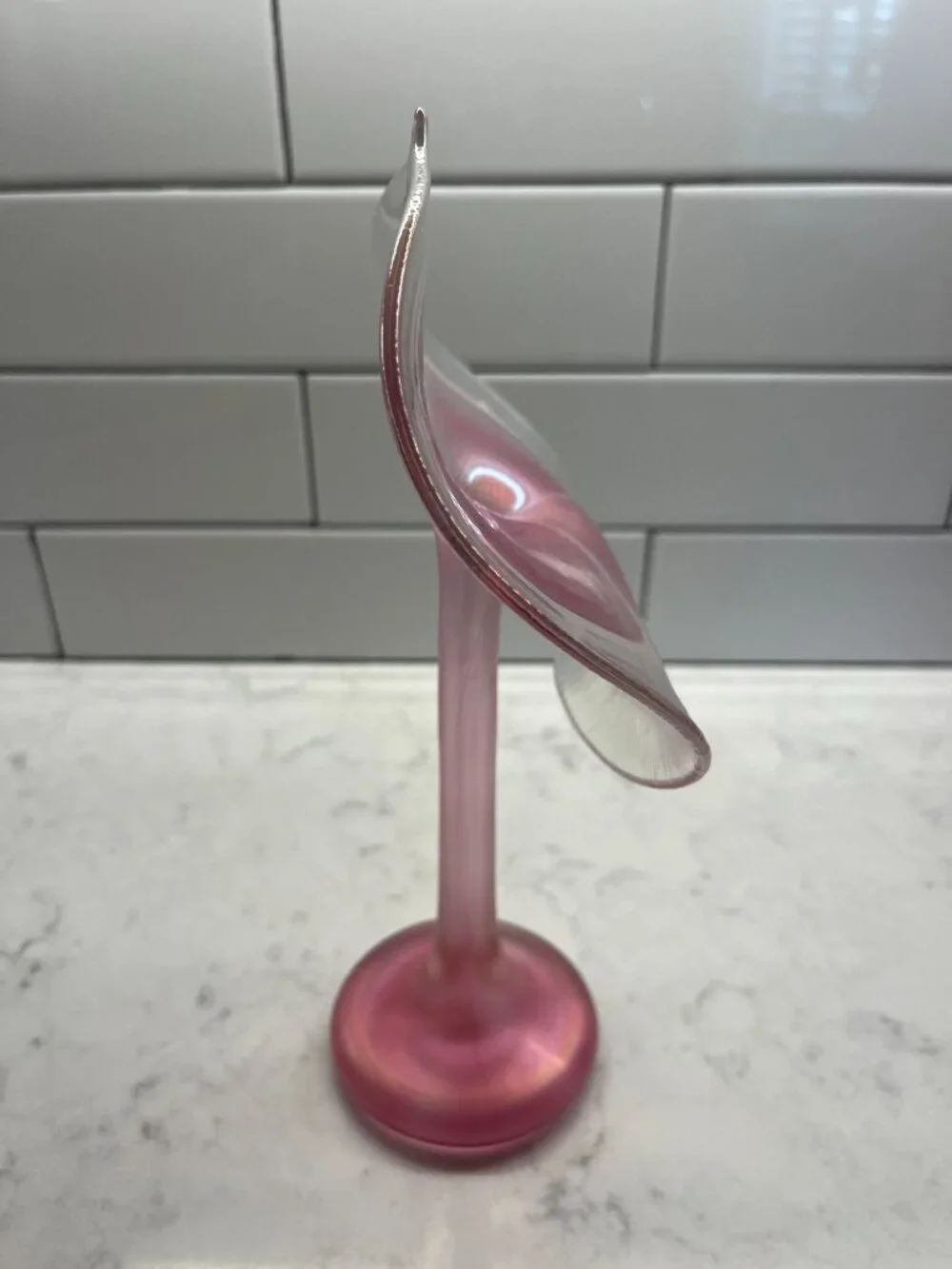 1982 Stuart Abelman Signed V1272-4 Art Glass 